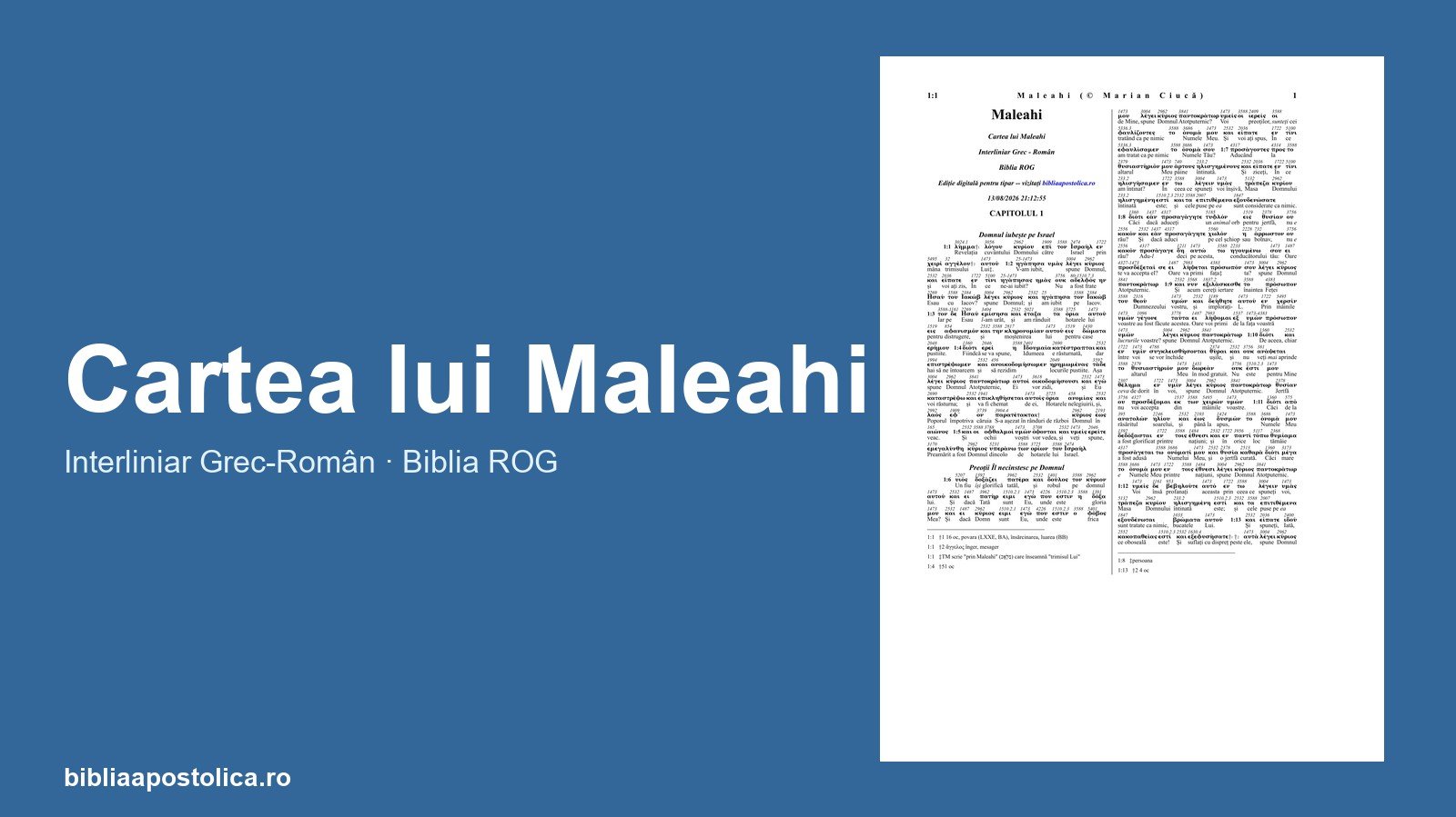 Previzualizare Maleahi PDF