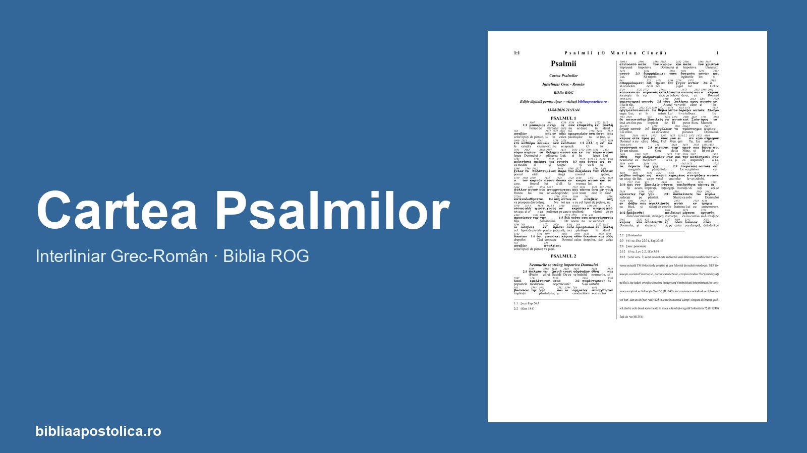Previzualizare Psalmii PDF
